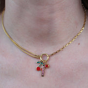 Collar Charms Cherry Love