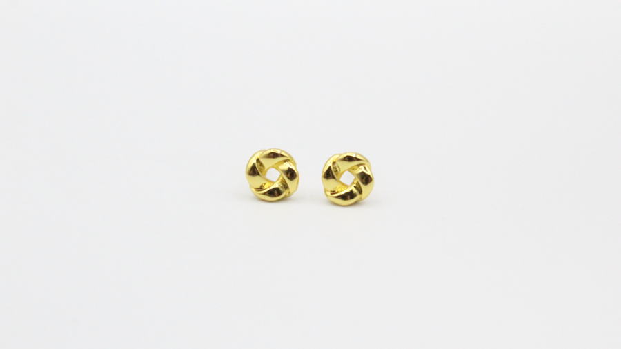 Aretes Rosca Dorados