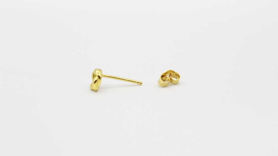 Aretes Rosca Dorados