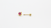 Piercing Rosa 3 Cristales